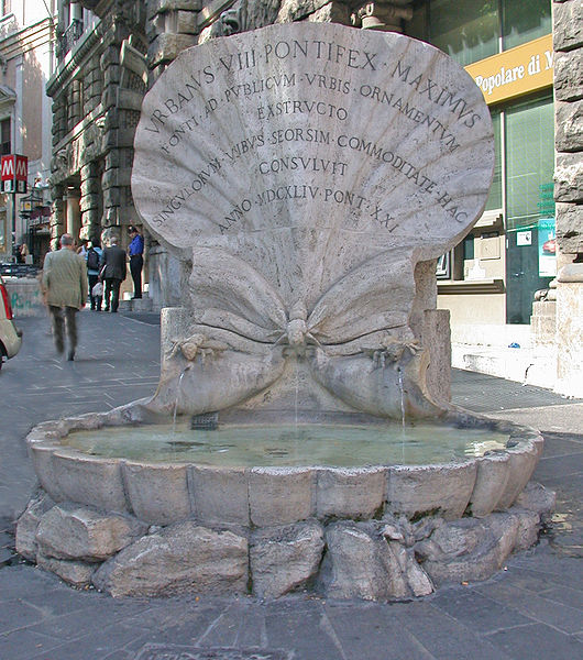 Фонтан Пчел (Fontana delle Api скульптора Бернини)