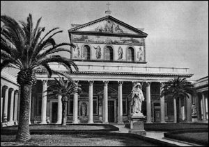 Собор Святого Павла - Рим. Архивная фотография